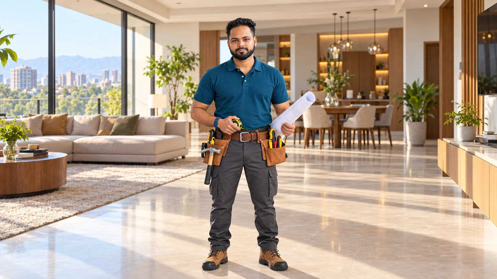 Professional carpenter working in Chandigarh